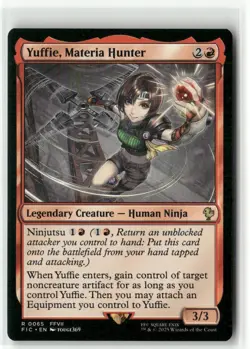 Yuffie, Materia Hunter - Commander FINAL FANTASY MTG NM - Image 1