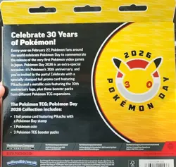 Pokemon TCG: Pokemon Day 2026 Collection Box 30th Anniversary Ship Today! - Image 2