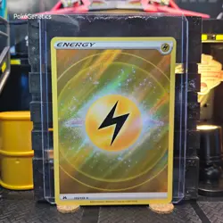 Lightning Energy Holo Crown Zenith Full Art Ultra Rare Pokemon TCG 155/159 - Image 1