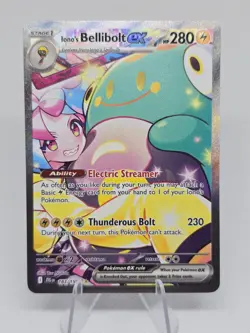 Pokemon Journey Together Iono's Bellibolt ex English 183/159 SIR - Image 1