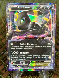 UMBREON EX ~ 55/124 ~ Pokemon TCG: FATES COLLIDE - Image 1