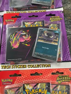 Pokemon TCG Mega Evolution Ascended Heroes / Tech Sticker Collection 36 Packs B - Image 5