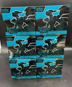 Lot (6) Pokemon TCG Black Bolt Pokemon Center Exclusive Elite Trainer Box SEALED - Image 1
