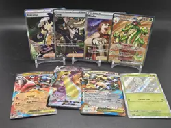 NEAR MINT POKEMON FULL ART 8 LOT MEGA EVOLUTION AND OTHER SETS PACK FRESH - Image 1