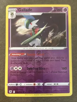 Gallade 062/189 Swsh10: Astral Radiance Reverse Holo Pokemon TCG LP - Image 1