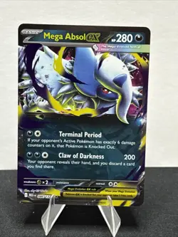 Mega Absol EX 86/132 Mega Evolution Pokemon TCG NM/M - Image 1