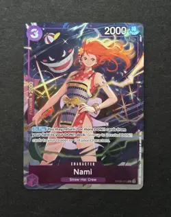 One Piece TCG OP09-070 Nami Promo Alt Art Premium Card Selection Vol 4 #2 Gengar - Image 3