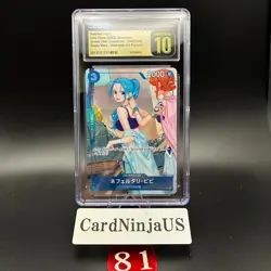 CGC PRISTINE 10 Nefeltari Vivi SR EB02-026 Promotion Pack Ex Vol. 3 ONE PIECE 81 - Image 1