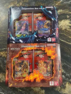 One Piece Illustration Box Vol 5 + Vol 6 Lot Set Of 2 Sealed QTY PRB-02 OP-13 D - Image 1