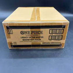 One Piece English OP-12 Legacy of the Master Booster 12-Box Factory Sealed Case - Image 1