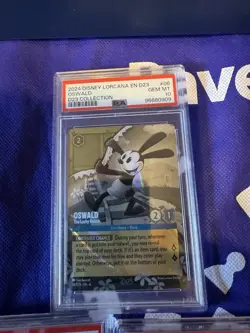 All 7 2024 DISNEY LORCANA D23 EXPO PROMO CARDS SORCERER Mickey PSA 10 PLUS PIN + - Image 4