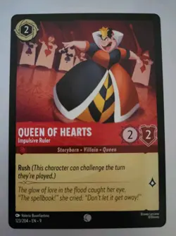 Disney Lorcana TCG - Fabled: Queen Of Hearts (123/204) - Common - Near Mint - Image 1