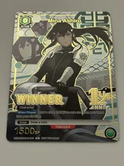 Mina Ashiro Winner Foil UEPR/KJ8-1-041 UNION ARENA - Image 1