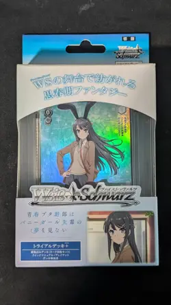 OPENED RASCAL DOES NOT DREAM OF BUNNY GIRL SENPAI TRIAL DECK TD WEISS SCHWARZ JP - Image 1