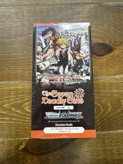 WEISS SCHWARZ TCG: THE SEVEN DEADLY SINS Booster Box (20 Packs) SEALED - Image 1