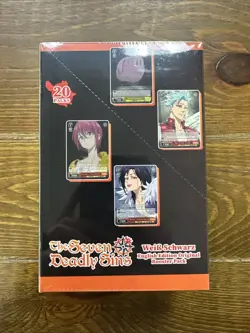 WEISS SCHWARZ TCG: THE SEVEN DEADLY SINS Booster Box (20 Packs) SEALED - Image 2