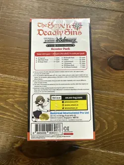 WEISS SCHWARZ TCG: THE SEVEN DEADLY SINS Booster Box (20 Packs) SEALED - Image 4