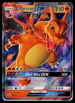 Pokemon Card - Charizard GX Black Star Promo SM211 Holo - Image 1