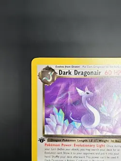 Dark Dragonair 33/82 Team Rocket Regular 1st EDITION Pokemon Card WOTC LP - Image 3