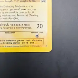 Pikachu #1 Pokemon Card -WOTC Black Star Promo-LP - Image 5