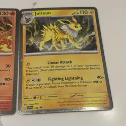 Pokemon TCG Flareon 167, Vaporeon 168, Jolteon 169, Black Star Promo 3 Card Set! - Image 4