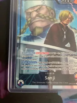 Sanji OP12-041 Alt Art Leader Legacy of the Master One Piece Card Game - Image 4