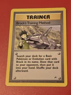 Brock's Training Method Gym Heroes 106/132 Pokemon Card - Image 1