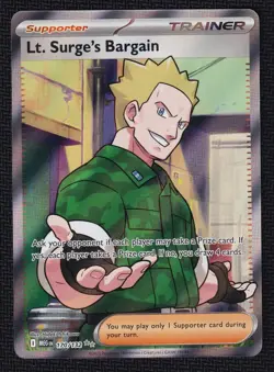 Lt. Surge's Bargain - MEG - 170/132 - Ultra Rare - NM/M - Pokemon Card - Image 1