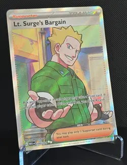 Lt. Surge's Bargain - MEG - 170/132 - Ultra Rare - NM/M - Pokemon Card - Image 3