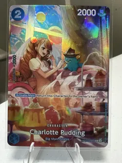One Piece English Charolette Pudding ST12-012 Card Mint - Image 1