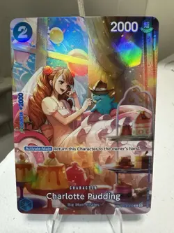 One Piece English Charolette Pudding ST12-012 Card Mint - Image 3