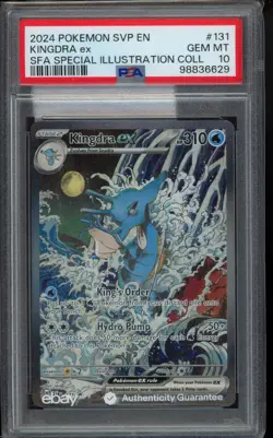 PSA 10 - 2024 Kingdra ex 131 Sv: Scarlet & Violet Promo Cards Holo Pokemon - Image 1