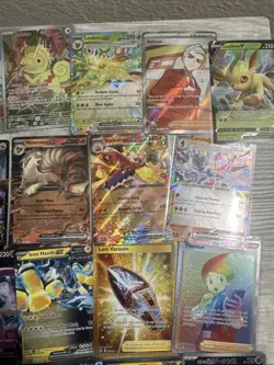 37 Card Pokemon Lot! EX V Full Art Rare Illustration Trainer Etc. - Image 4