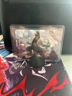 MTG Spider-Man Lizard, Connor’s Curse Art Card (Gold Stamped Signature) - Image 1