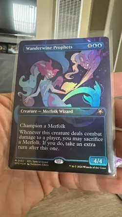 Wanderwine Prophets #132 Foil MTG Special Guests SPG Borderless Mythic Near Mint - Image 1