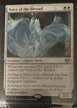 Voice of the Blessed Innistrad: Crimson Vow Mtg Magic The Gathering - Image 1