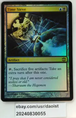 MTG Time Sieve Alara Reborn Rare FOIL Magic The Gathering NM - Image 1