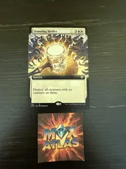 MTG - Damning Verdict - 116 - Extended Art Commander: Streets of New Capenna - Image 1