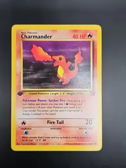 Charmander 50/82 1st Edition Team Rocket Pokemon 2000 NM - Image 1