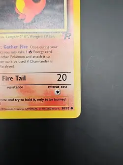 Charmander 50/82 1st Edition Team Rocket Pokemon 2000 NM - Image 5