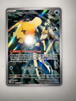 Pokemon TCG Misty's Psyduck Destined Rivals 193/182 Illustration Rare - Image 1