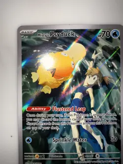 Pokemon TCG Misty's Psyduck Destined Rivals 193/182 Illustration Rare - Image 2