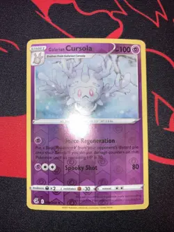 Crimp Error Galarian Cursola 118/264 Fusion Strike Reverse Holo Rare Pokemon - Image 2
