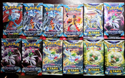 🔥 12 Packs !!! Pokemon Brilliant Stars and Violet Paradox Rift NEW #1 - Image 1