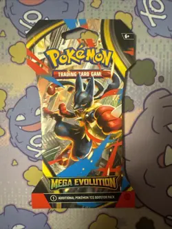Pokemon Mega Evolution Sleeved Booster Pack - Image 1