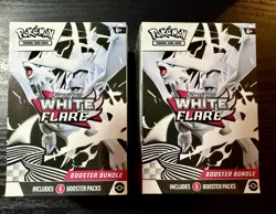 Pokemon Scarlet Violet 10.5 White Flare Booster Bundle Lot Of 2 - Image 1