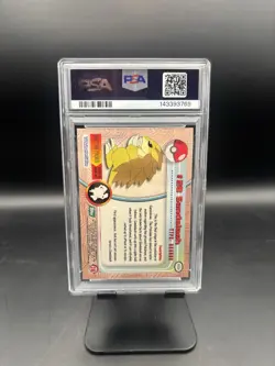 1999 Sandslash Topps Tv Pokemon #28 PSA 10 - Image 2