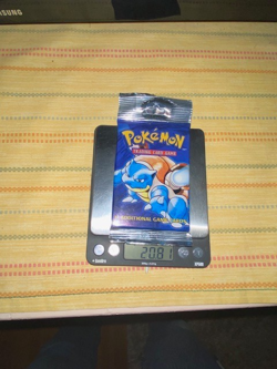 Pokemon Base Set Sealed Booster Blastoise Art Auction Starts at 88 cents! - Image 1