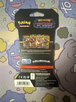 Pokemon TCG Phantasmal Flames Sleeved Booster Pack Factory Sealed - Image 2