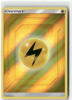 Lightning Energy (2019 Unnumbered), Pokemon SM - Team Up Common HOLO, NM - Image 1